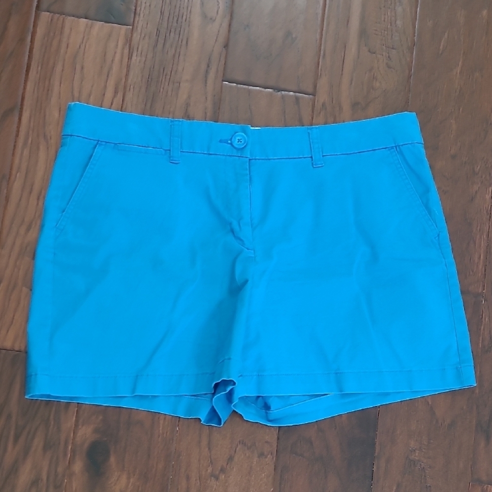 crown & ivy Turquoise Women's Chino Shorts